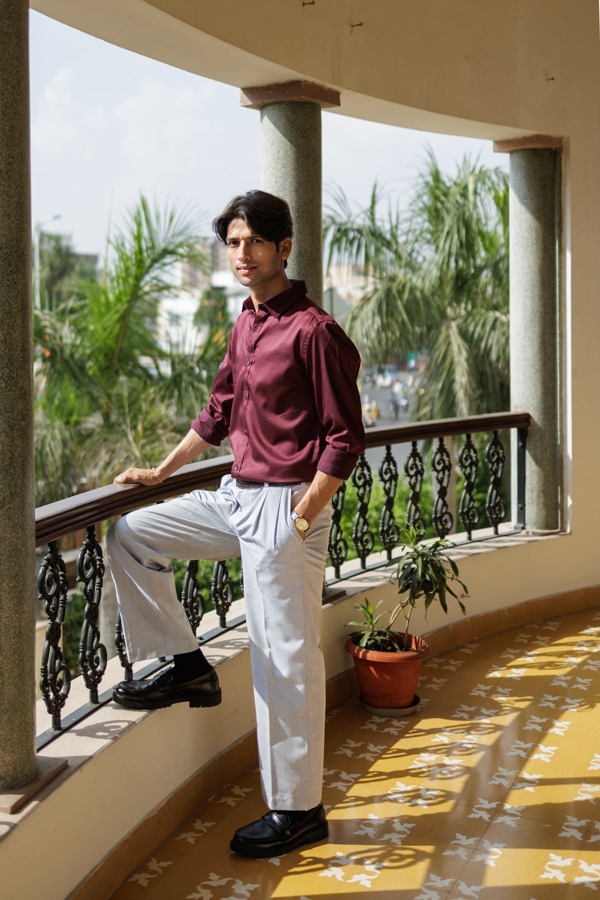 LuxeWine Shirt For Men
