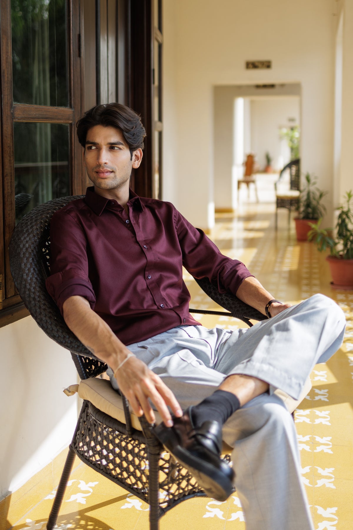LuxeWine Shirt For Men