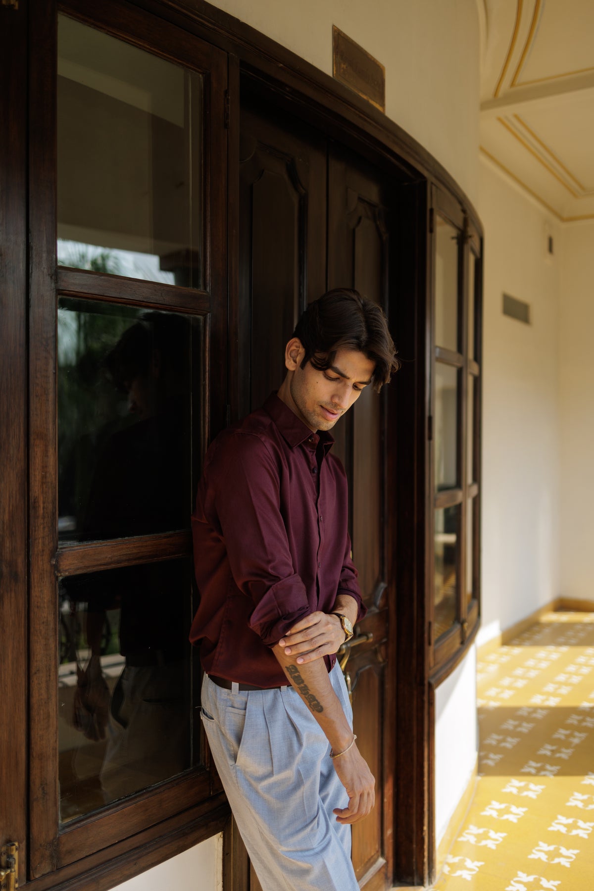LuxeWine Shirt For Men