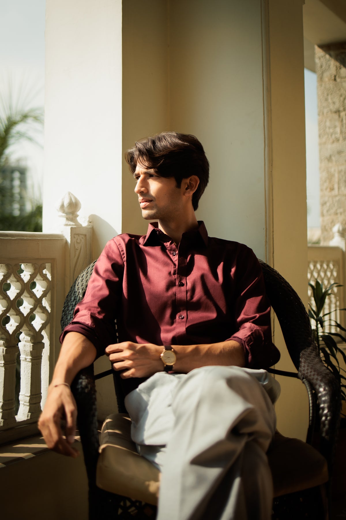 LuxeWine Shirt For Men
