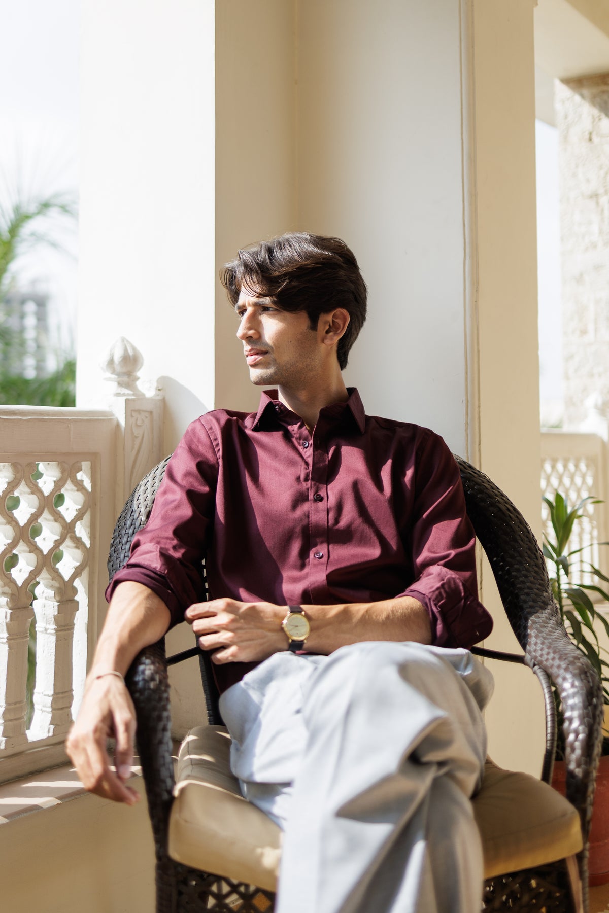 LuxeWine Shirt For Men
