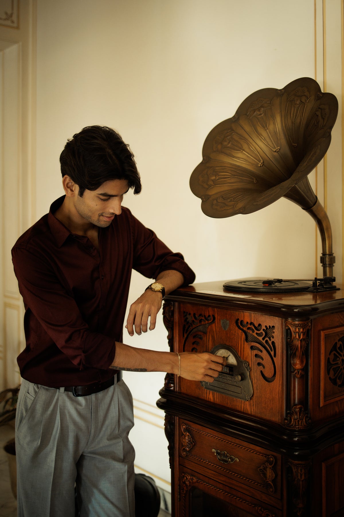 LuxeWine Shirt For Men