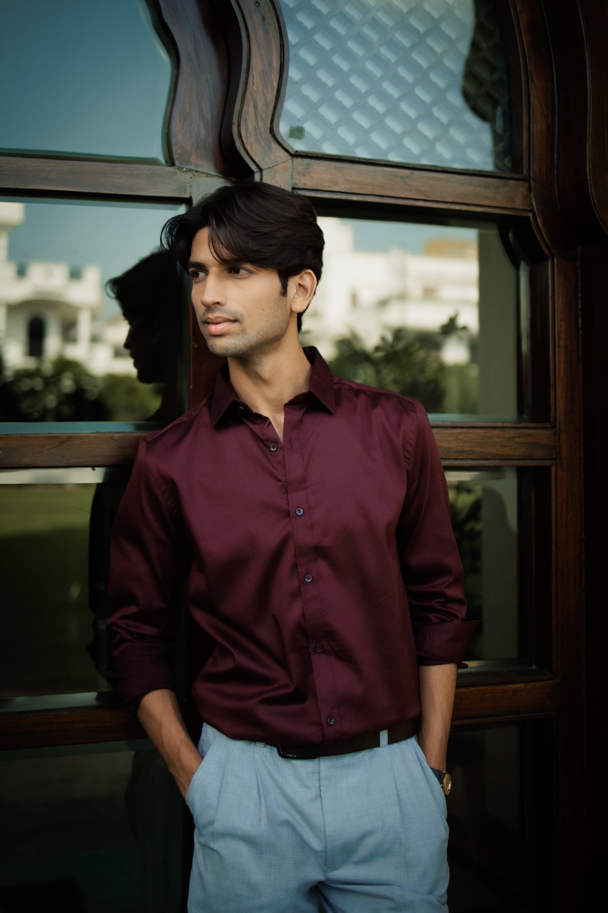 LuxeWine Shirt For Men