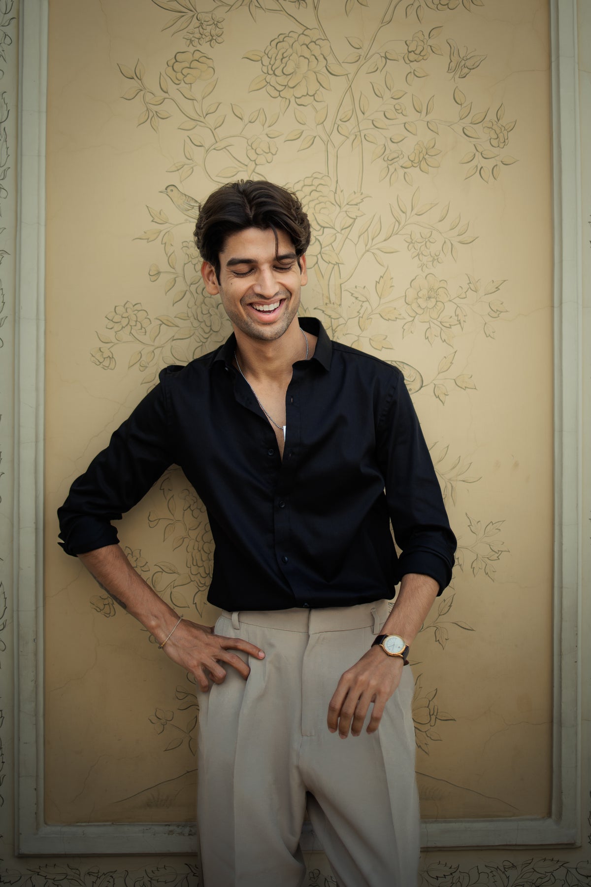 LuxeBlack Shirt For Men