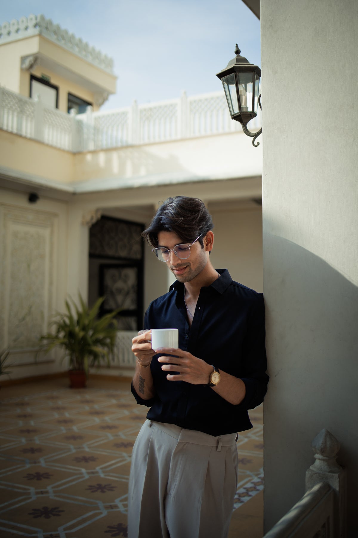 LuxeBlack Shirt For Men
