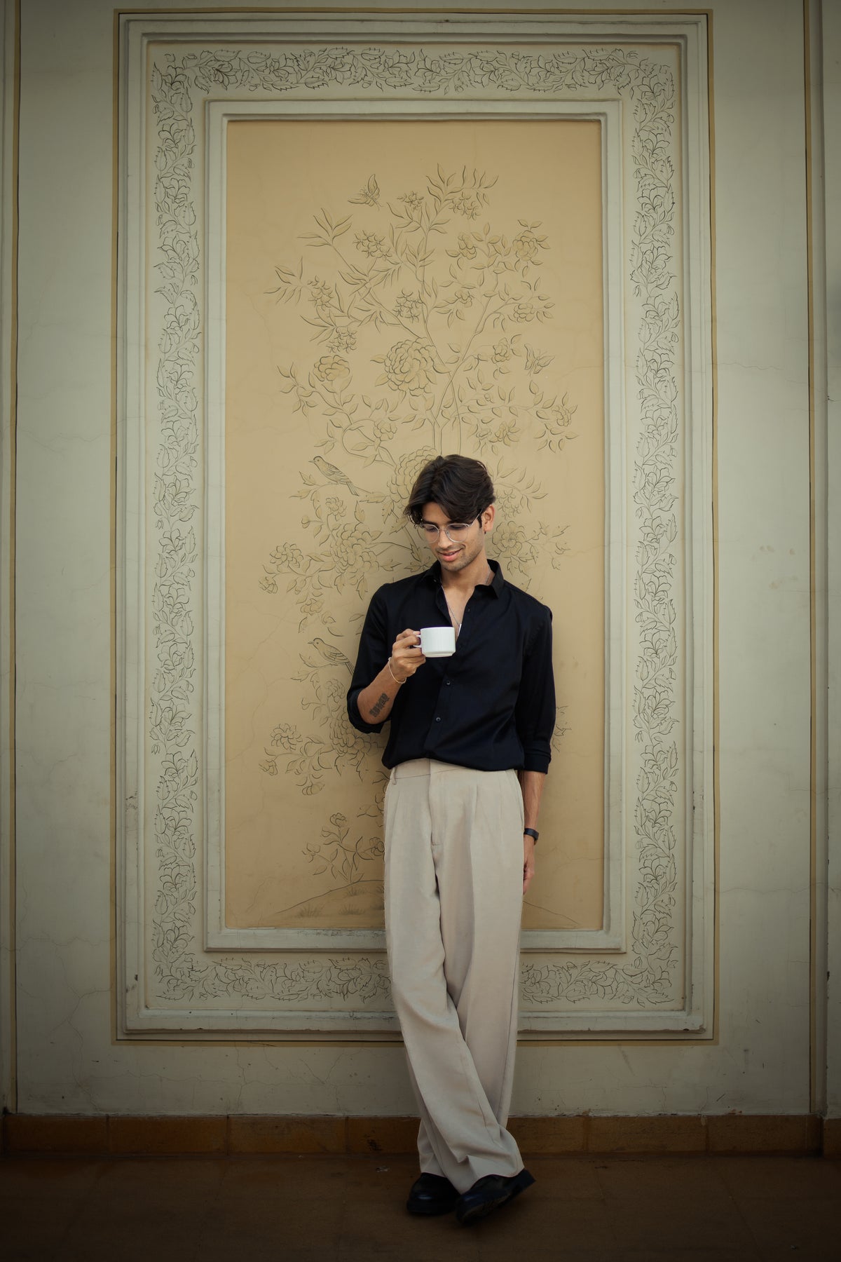 LuxeBlack Shirt For Men