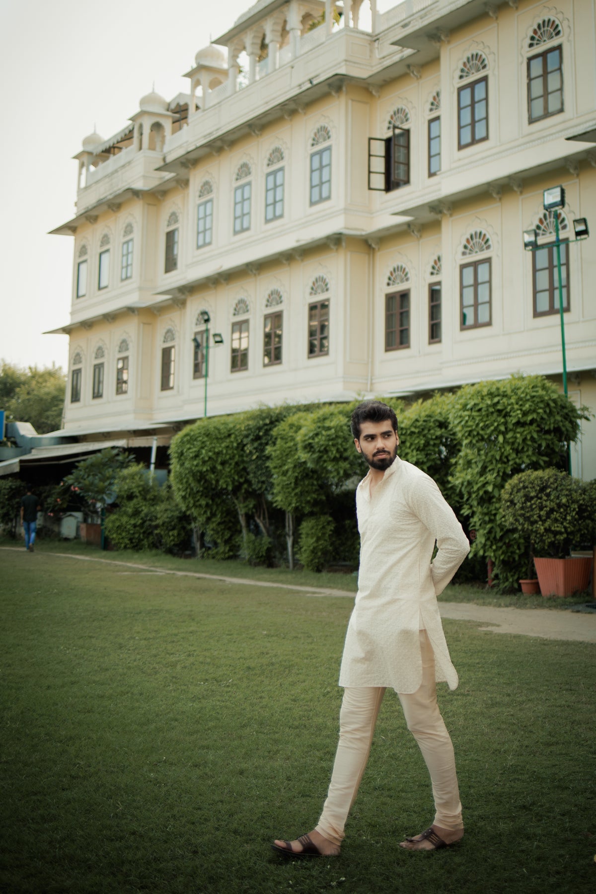 OffWhite Ganganagery Kurta