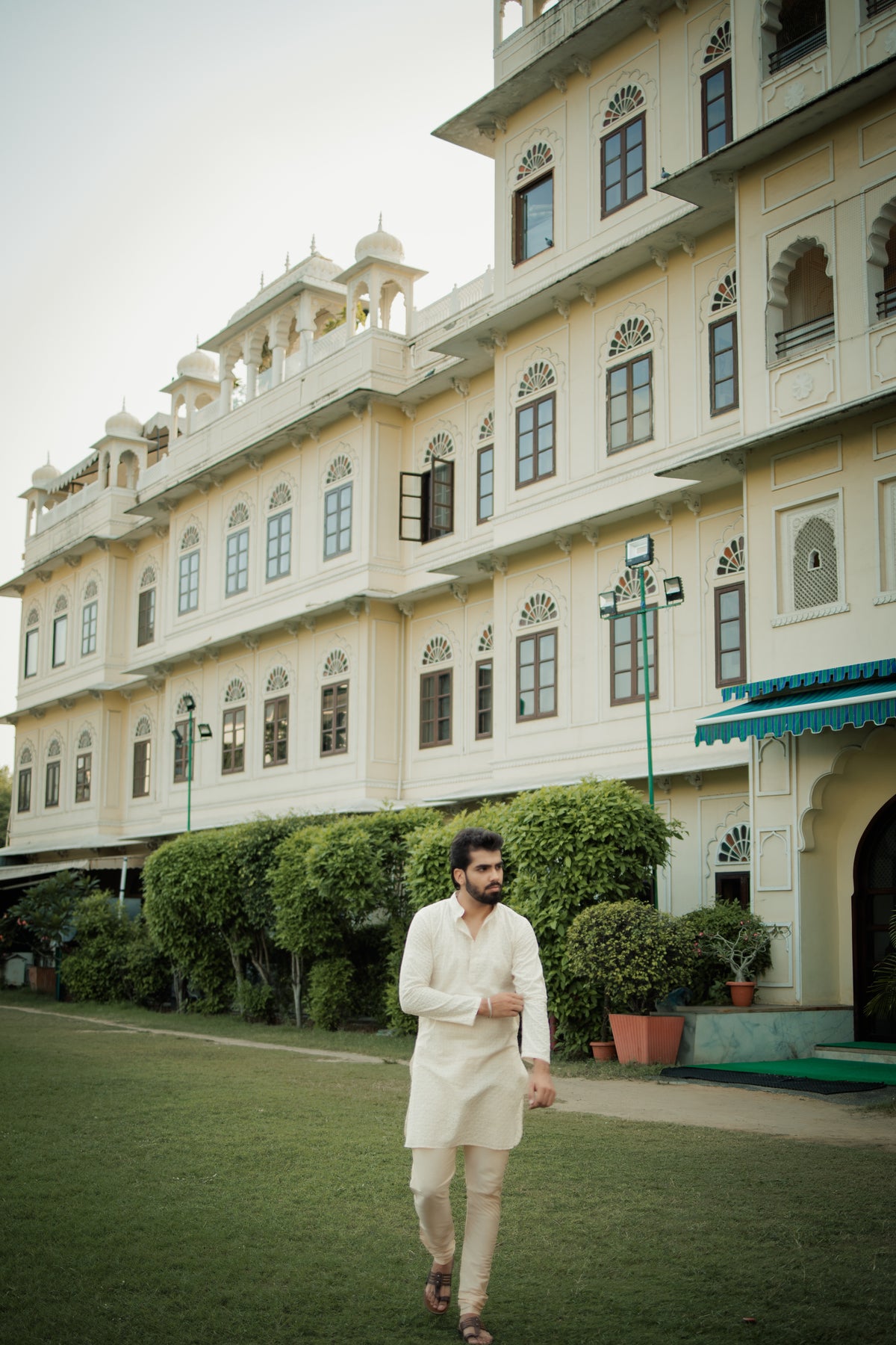 OffWhite Ganganagery Kurta