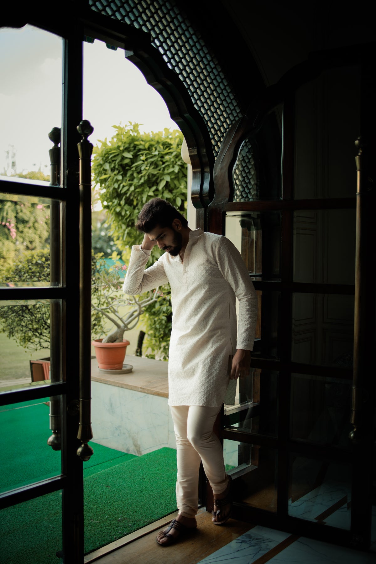 OffWhite Ganganagery Kurta
