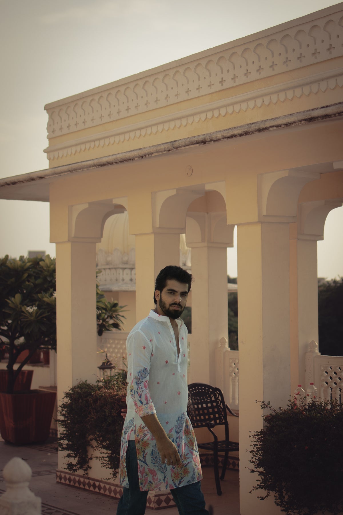 Floral Bagh Ganganagery Kurta