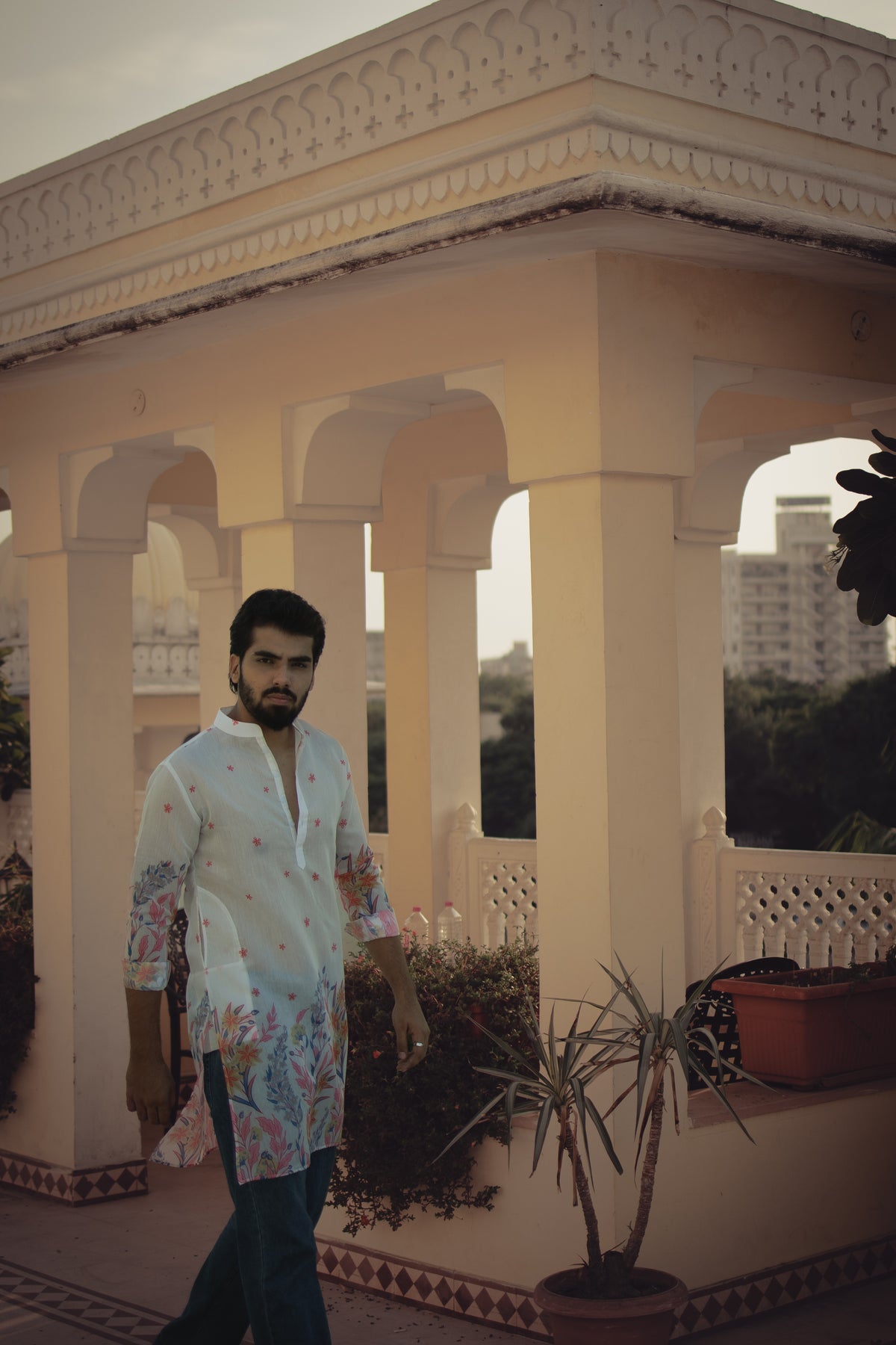 Floral Bagh Ganganagery Kurta