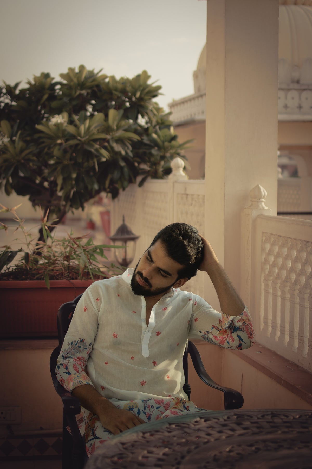 Floral Bagh Ganganagery Kurta