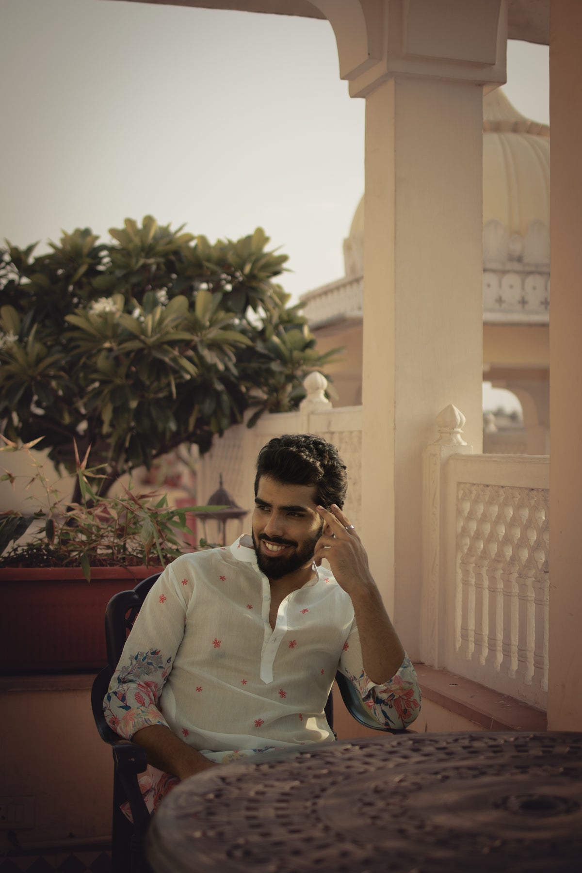 Floral Bagh Ganganagery Kurta
