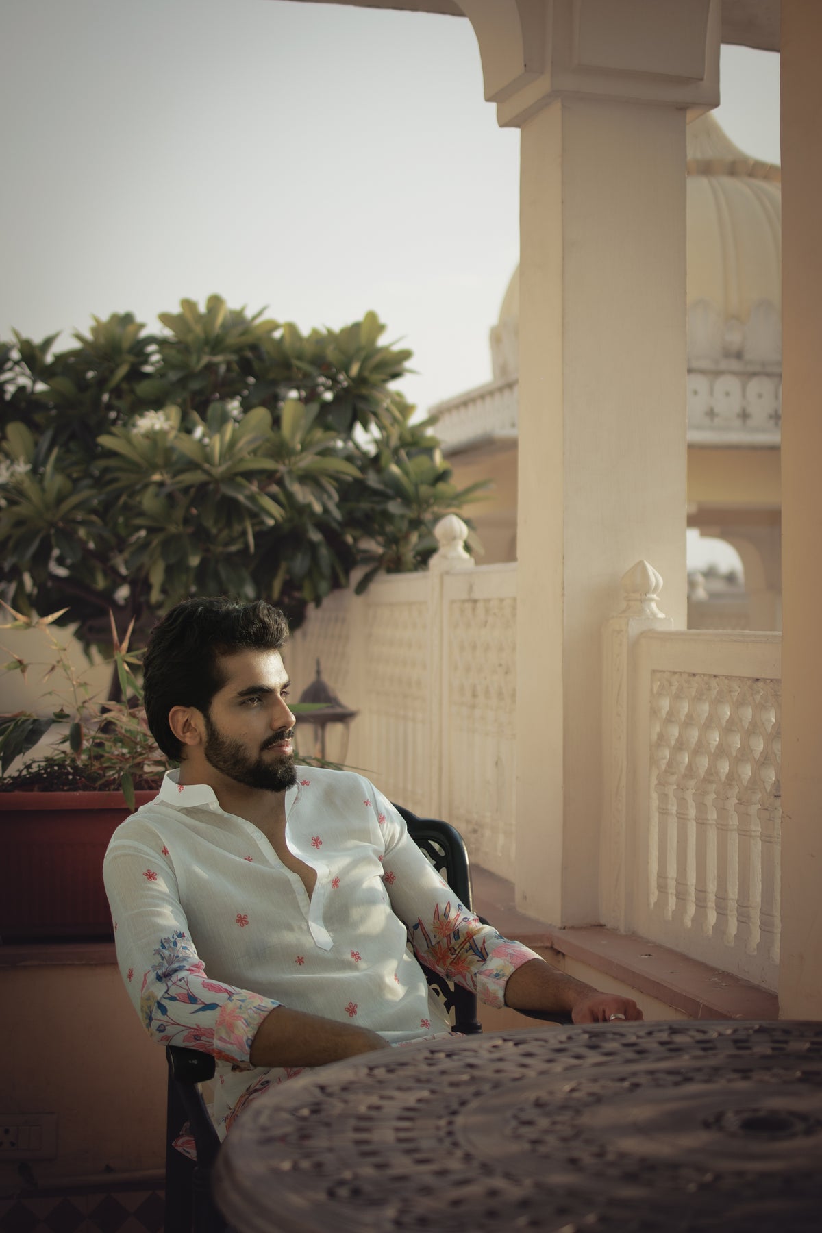 Floral Bagh Ganganagery Kurta