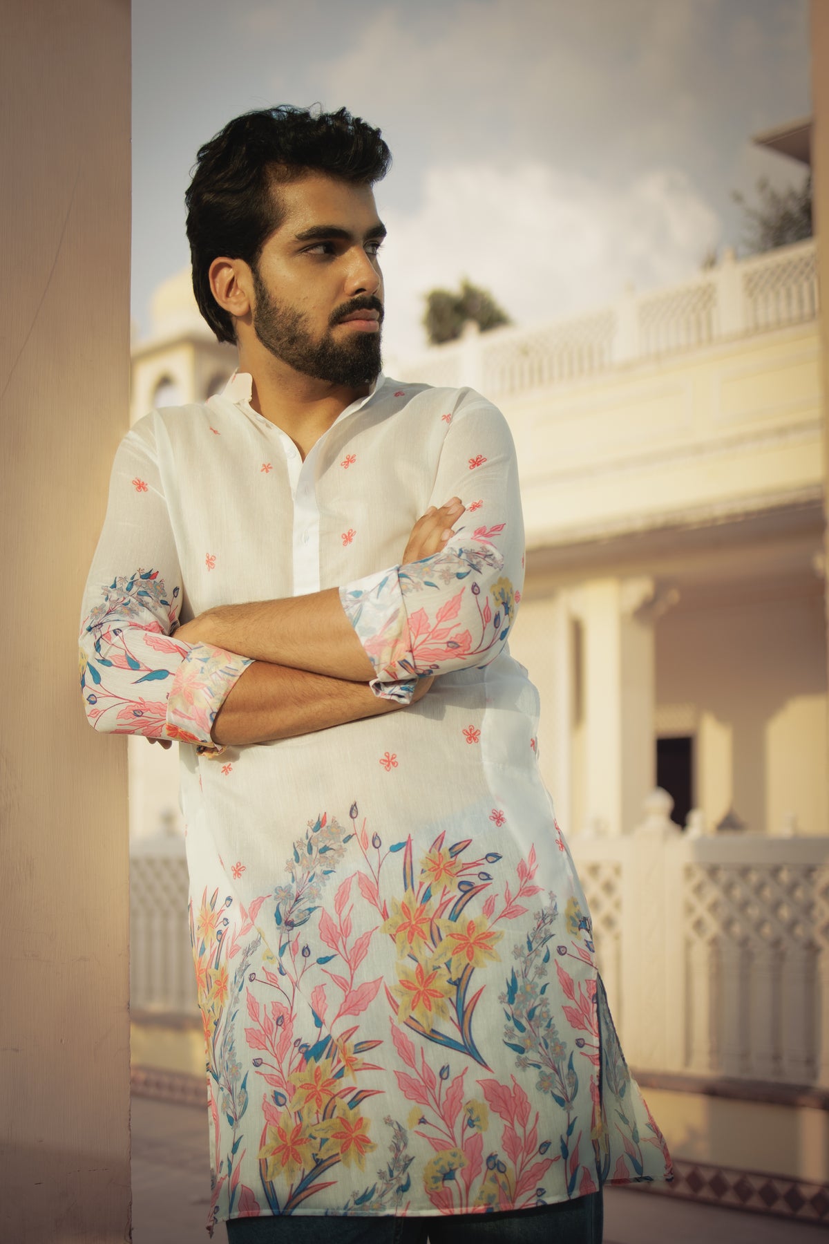 Floral Bagh Ganganagery Kurta