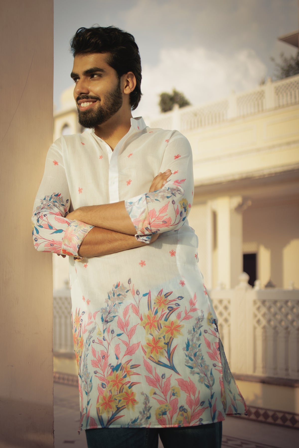 Floral Bagh Ganganagery Kurta