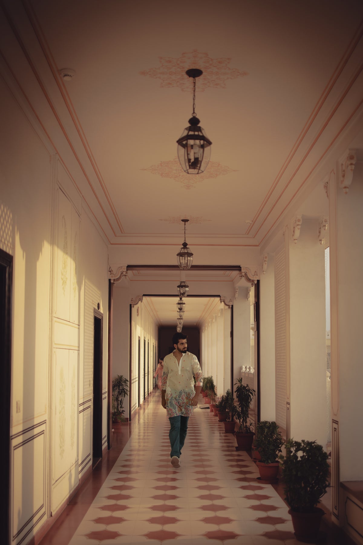 Floral Bagh Ganganagery Kurta