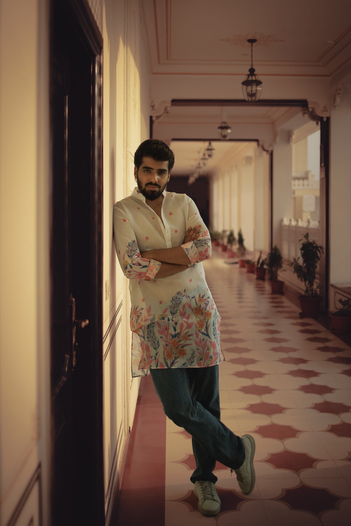 Floral Bagh Ganganagery Kurta